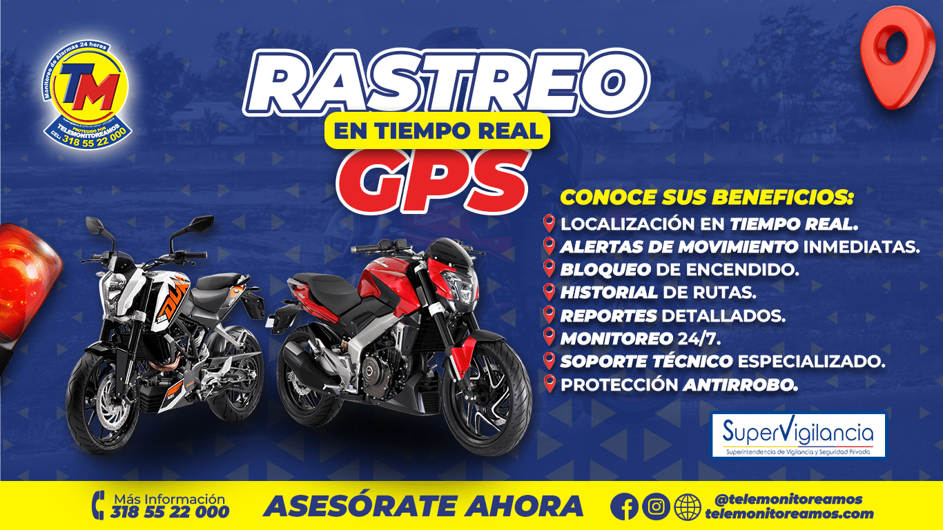 Rastreo GPS de vehículos en tiempo real para motos y carros en la neiva-huila