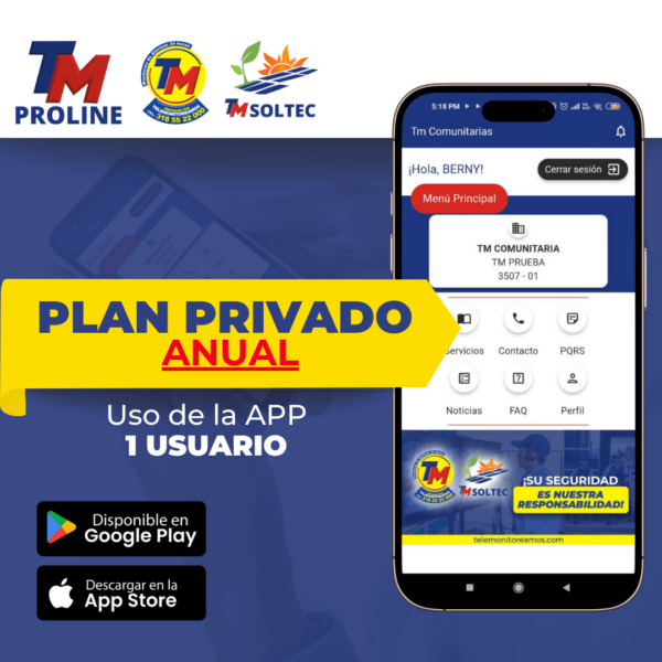 PLAN INDIVIDUAL -PRIVADO - ANUAL- PROLINE